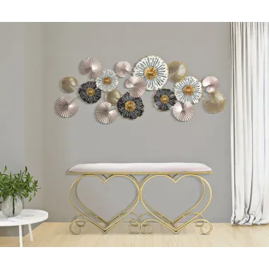 ŁAWKA HEART ROSA 105x37,5x51,5 cm